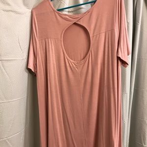 Tee for the soul boutique pink dress